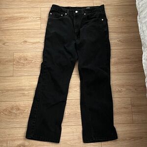 Vintage 90s Y2K Levi’s 517 black bootcut jeans